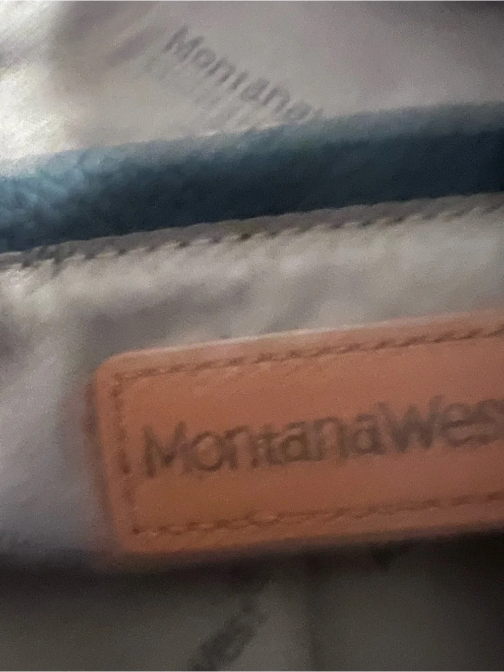Montana West Black Tote with Brown Trim and Strap